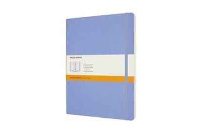 Moleskine Notizbuch XL, Liniert, Weicher Einband, Hortensien Blau