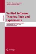 Verified Software: Theories, Tools and Experiments