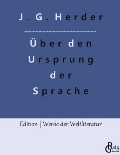 Abhandlung über den Ursprung der Sprache