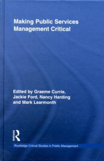 Making Public Services Management Critical