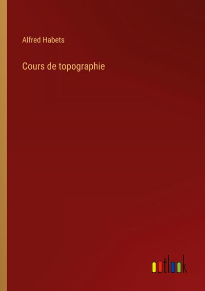 Cours de topographie