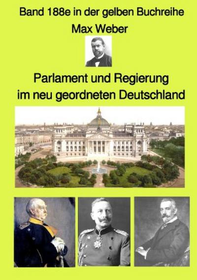Parlament und Regierung im neu geordneten Deutschland  -  Band 188e in der gelben Buchreihe - Farbe -  bei Jürgen Ruszkowski