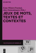 Jeux de mots, textes et contextes