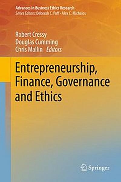 Entrepreneurship, Finance, Governance and Ethics