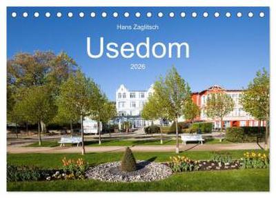 Usedom (Tischkalender 2026 DIN A5 quer), CALVENDO Monatskalender
