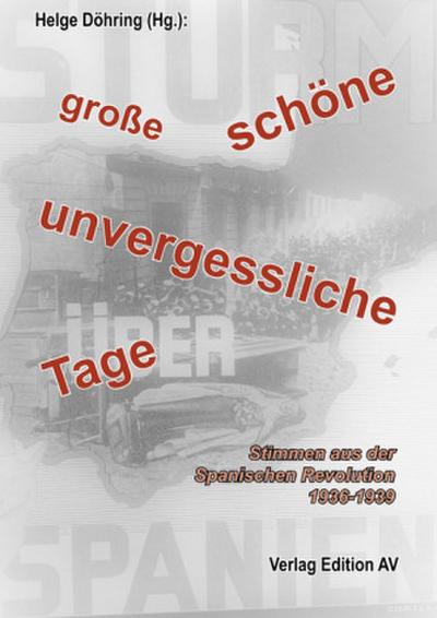 "große, schöne, unvergessliche Tage"
