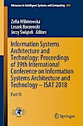 Information Systems Architecture and Technology: Proceedings of 39th International Conference on Information Systems Architecture and Technology - ISAT 2018