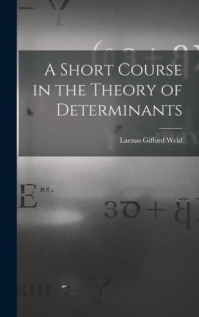 A Short Course in the Theory of Determinants