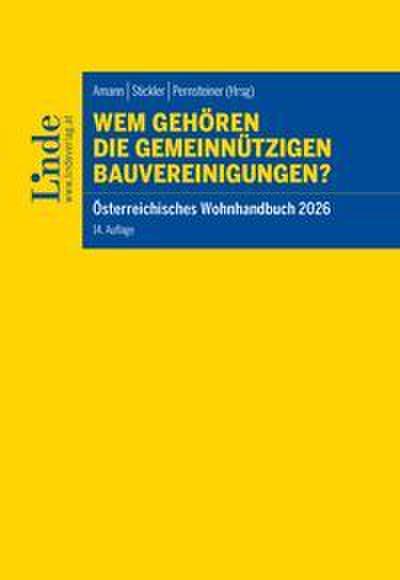 Wem gehören die gemeinnützigen Bauvereinigungen? - Österreichisches Wohnhandbuch 2026