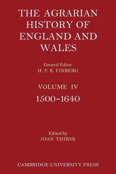 The Agrarian History of England and Wales