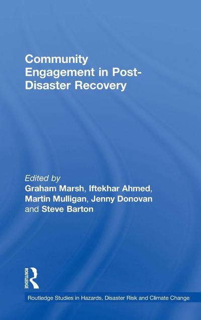 Community Engagement in Post-Disaster Recovery