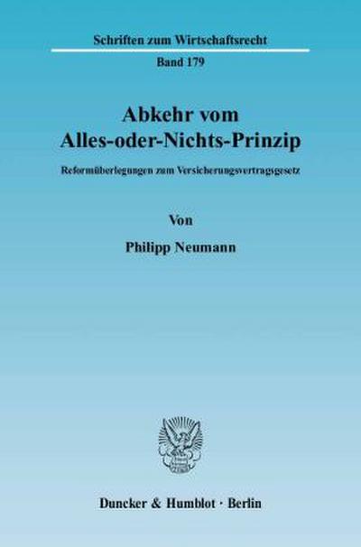 Abkehr vom Alles-oder-Nichts-Prinzip.