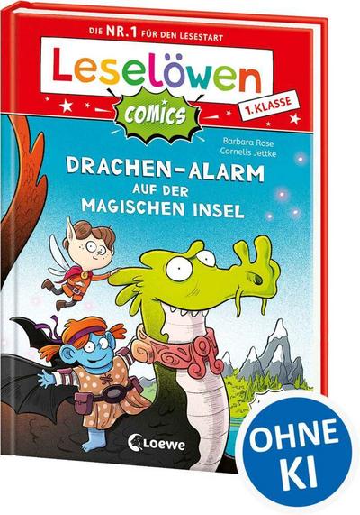 Leselöwen Comics 1. Klasse - Drachen-Alarm auf der magische