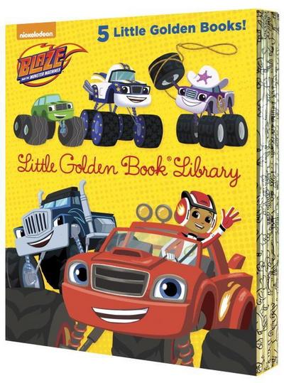 Blaze and the Monster Machines Little Golden Book Library -- 5 Little Golden Books