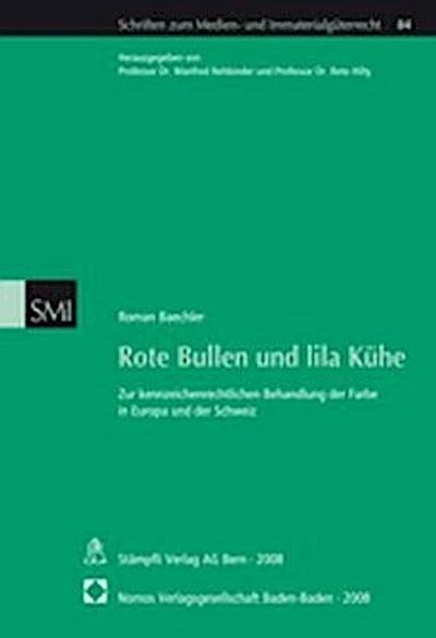 Rote Bullen und lila Kühe