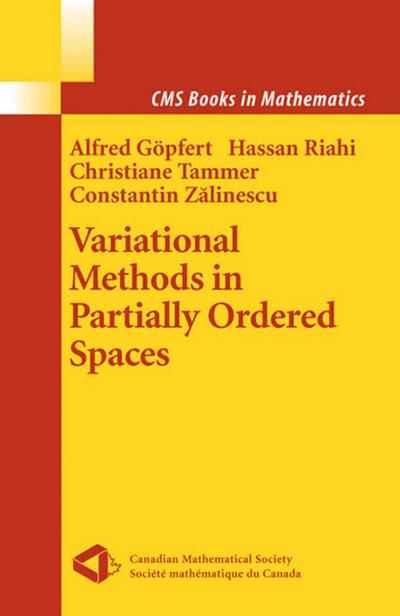 Variational Methods in Partially Ordered Spaces