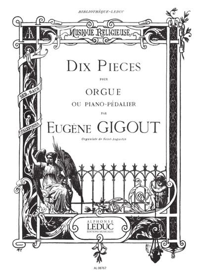 10 pieces pour orgue ou piano-pedalier