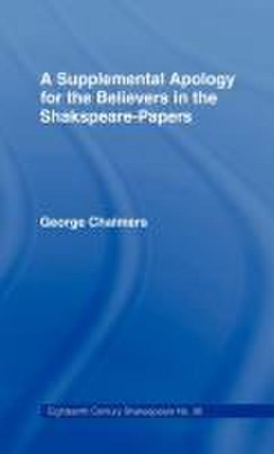 Supplemental Apology for Believers in Shakespeare Papers
