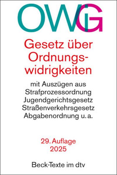 Gesetz über Ordnungswidrigkeiten. OWiG