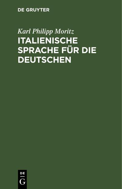 Italienische Sprache für die Deutschen