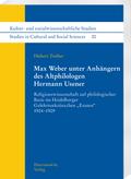 Max Weber unter Anhängern des Altphilologen Herman