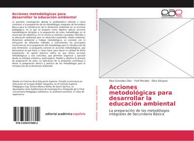 Acciones metodológicas para desarrollar la educación ambiental