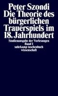 Die Theorie des bürgerlichen Trauerspiels im 18.Jahrhundert