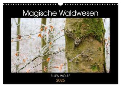 Magische Waldwesen (Wandkalender 2026 DIN A3 quer), CALVENDO Monatskalender