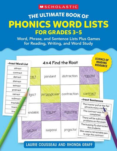 The Ultimate Book of Phonics Word Lists: Grades 3-5