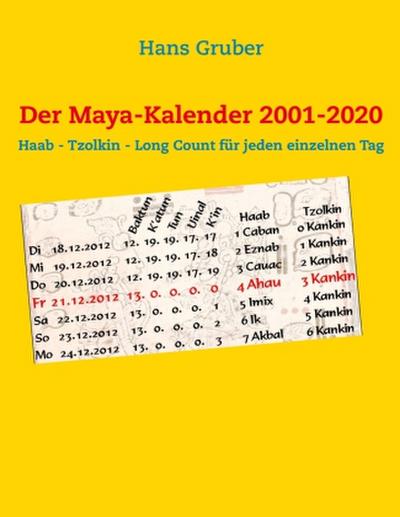 Der Maya-Kalender 2001-2020