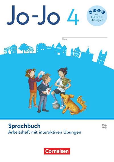 Jo-Jo Sprachbuch 4. Schuljahr - Allgemeine Ausgabe 2024 - Arbeitsheft mit interaktiven Übungen