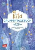 Das Kita-Gruppentagebuch mit Herz, DIN A 4, Variante ’Blau’