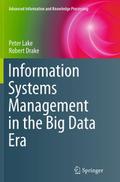 Information Systems Management in the Big Data Era