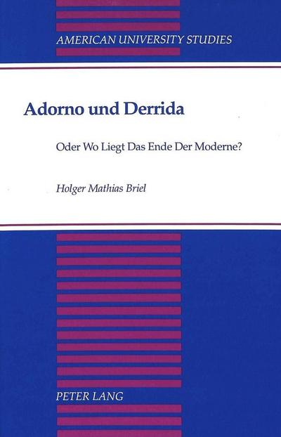 Briel, H: Adorno und Derrida