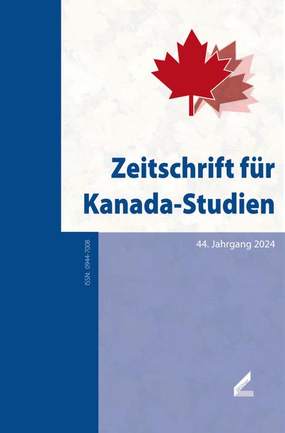 Zeitschrift für Kanada-Studien Zeitschrift für Kanada-Studien