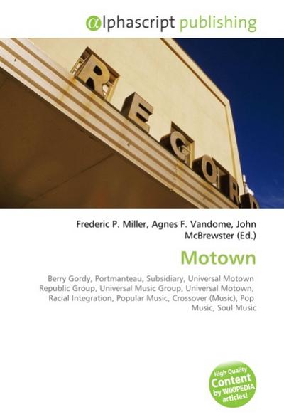 Motown - Frederic P. Miller