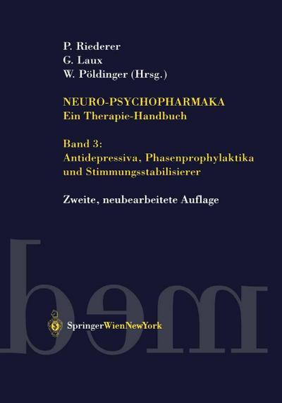 Antidepressiva, Phasenprophylaktika und Stimmungsstabilisierer