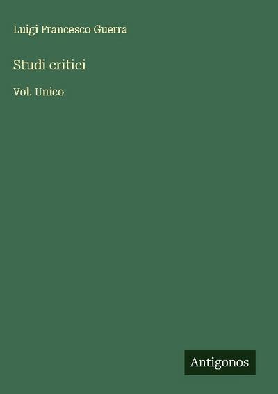 Studi critici