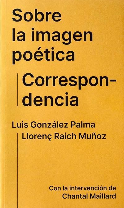 Sobre la imagen poética : correspondencia