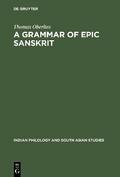 A Grammar of Epic Sanskrit