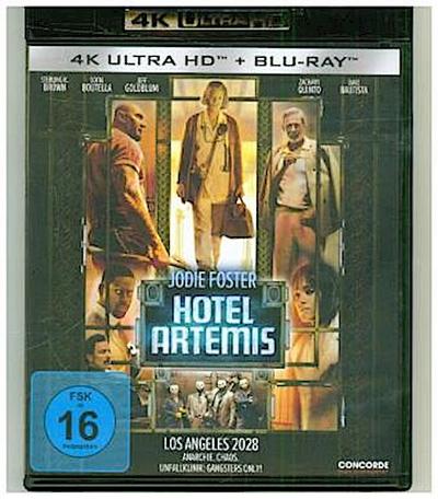 Hotel Artemis (UHD+BR) 4K  2Disc Min: 97/DD5.1/WS