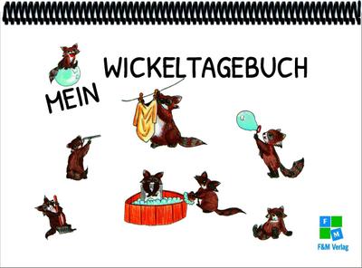 Mein Wickeltagebuch: Waschbären