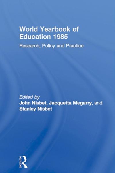 World Yearbook of Education 1985