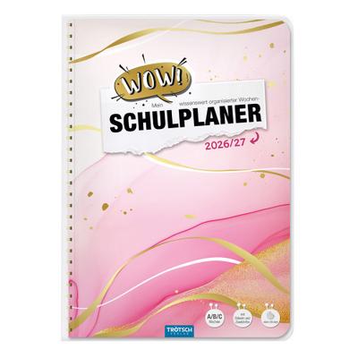 TRÖTSCH - Schulplaner WOW Marble 26/27