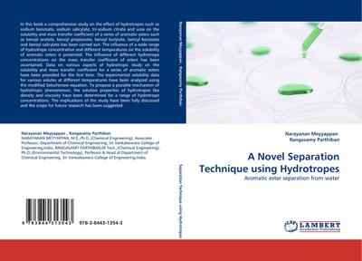 A Novel Separation Technique using Hydrotropes