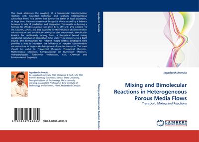 Mixing and Bimolecular Reactions in Heterogeneous Porous Media Flows