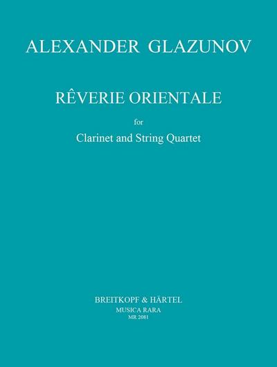 Reverie Orientalefor clarinet and string quartet