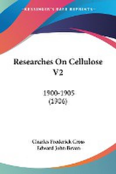 Researches On Cellulose V2