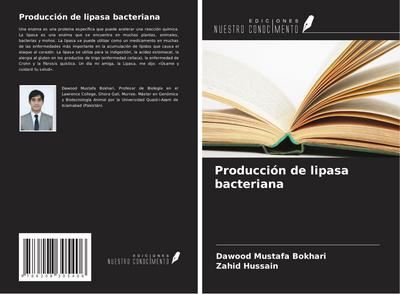 Producción de lipasa bacteriana