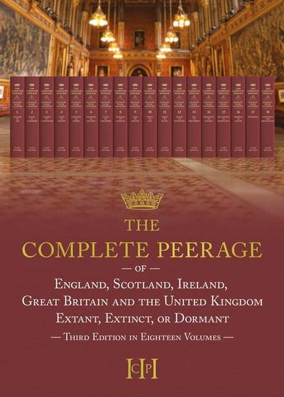 The Complete Peerage: Camden to Cunningham